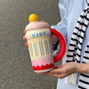 2026 Best-selling Macaron Color Cold and Heat Preservation Ice Cup Stainless Steel Insulated Cup Portable Car Dual-drinking Water Cup