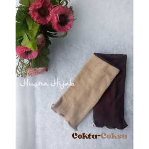 [HUSNA HIJAB] Manset Bolbal Rib PE / MANSET TANGAN BAHAN KAOS / Manset Kaos