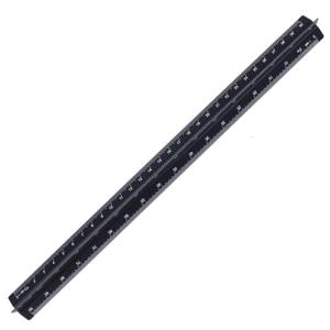Students Aluminum Alloy Triangular Scale Ruler Technical Measuring Ruler Smoothly For Drafting Needs