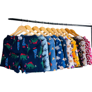 Combo quần đùi thun nam họa tiết