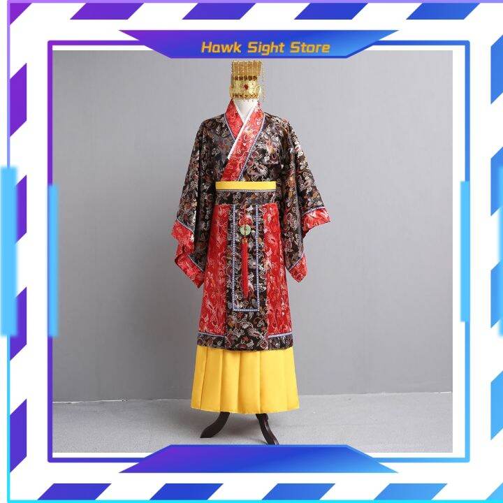 Hawk Sight Store Men Tang Dynasty Costume male Han Qin and Han dynasty ...