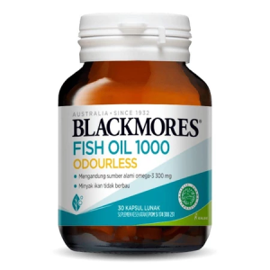 Blackmores Fish Oil 1000 Odourless Capsules Supports Heart Brain Immune Health 30 Capsules