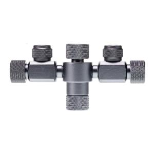 Double Port CO2 Controller With Integrated Check Valves Optimizes In Fish Tanks Hydroponic Garden