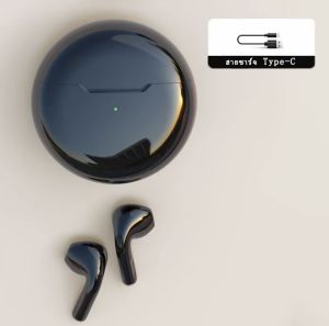 หูฟังไร้สายบลูทูธเวอร์ชัน 5.3 ตัดเสียงรบกวน กันน้ำระดับ IP54 และโหมดเกมสูงสุด 26 ชั่วโมง หูฟังบลูทูธH ชาร์จเร็ว AI Clear Calls IP54