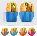 Tempat Makan silikon Burger atau donut. 
