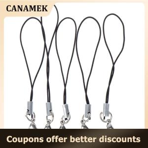 【 CANAMEK 】 10Pcs Lanyard keychain for USB flash drive strap string black