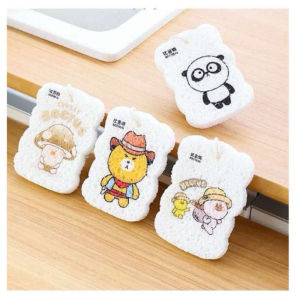 Spons Cuci Piring Serbaguna Karakter Lucu / Spons Busa Magic Motif Lucu / Sponge Busa Ajaib Multifungsi / Spons Mandi Import MLH T42