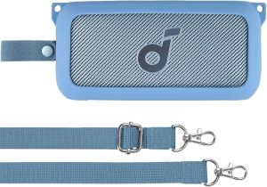 Soft Silicone Case Compatible with Anker Soundcore Motion 300 Wireless Hi-Res Portable Speaker Blue Cover