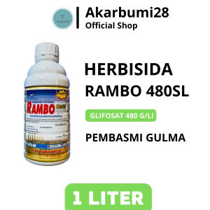 HERBISIDA RAMBO GOLD 480SL ISI 1 LITER PEMBASMI GULMA DAN RUMPUT LIAR