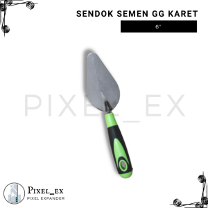 Sendok Semen Centong Semen Gagang Karet 6" 7" 8" 9" Hijau (Pixel Tool)
