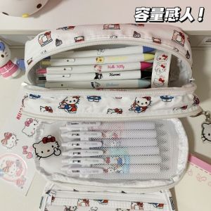 Stylish and Practical Pencil Bag with Large Capacity and Multiple Sections for Stationery Storage Pencil Case Back To School
