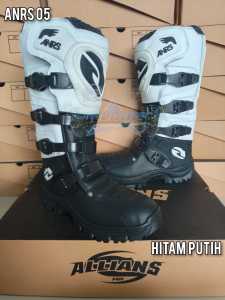 PROMO!!! Sepatu cross Trabas Trail ANRS Sepatu Enduro Bahan KULIT Terbaru Kode 05