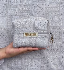 Mukena Wanita Anak Remaja Travelling Mini Pouch Premium Motif Bunga Ivana 3ind1 Terbaru