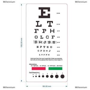 [COD] Millennium Snellen Eye Wall Chart Wall Art Painting Print On Silk Canvas Poster Home Decor