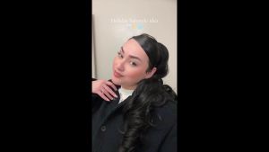 ต่อผมหางม้า REECHO ต่อผมหางม้าแบบดึง 26 นิ้ว ผมยาวหยิกเป็นลอน ต่อผมหางม้าธรรมชาติ ปลอม สังเคราะห์ ติดผมหางม้าสำหรับผู้หญิง ใช้ในชีวิตประจำวัน สีดำ สีน้ำตาล