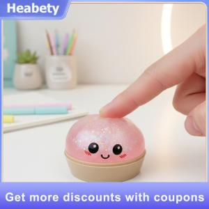 【Heabety】 Oversized 1pc Rainbow Dumpling Squishy Toy Soft and Slow Rebound Stress Reliever Sensory Squeeze for Gift