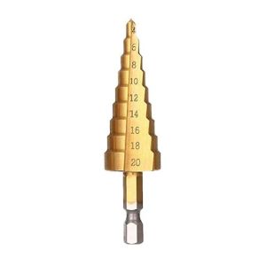 QBLADE Mata Kerucut Bor Pagoda Payung Step Drill 1Pcs 3057 3058 3059