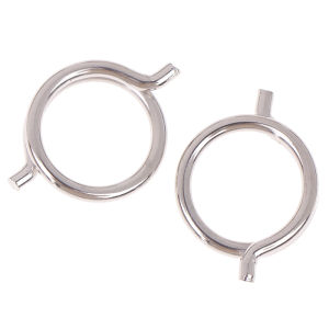 LEI 2PCS Chicken Bone Scissors Accessories Spring Wire Diameter 1.8mm Outer Diameter 15mm Nickel Plated Steel Torsion Spring
