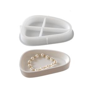 Khay đĩa hình bầu dục silicon đa năng tăng cường bầu khí quyển phụ kiện để sử dụng nhà và lập kế hoạch bên chuyên nghiệp