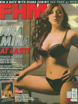 FHM Magazine July 2005 ARA MINA