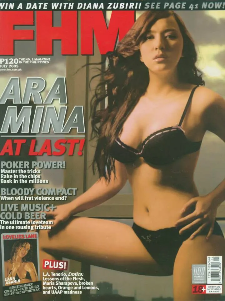 720px x 960px - FHM Magazine July 2005 ARA MINA | Lazada PH
