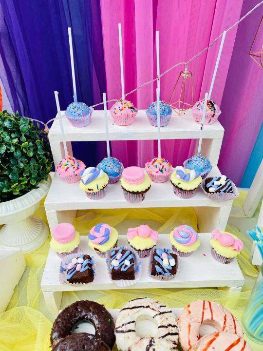 Cupcake Ladder 3 Layers|WOODEN STAND|PARTY DECOR | Lazada PH