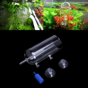 Aquarium Air Oxygen Bubbler Glass Cup Set Increasing Dissolved Oxygen in Water Preventing Bubble from Sputtering