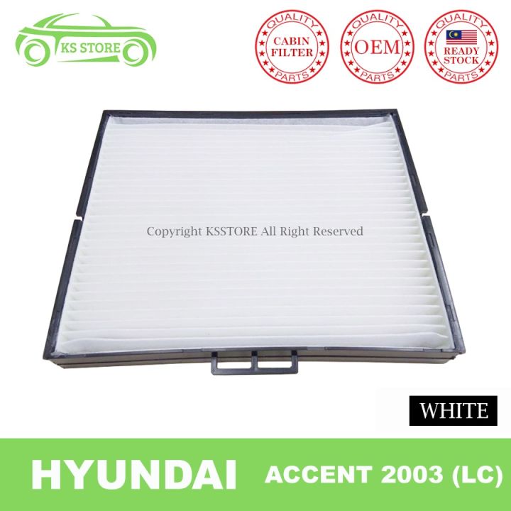 Hyundai Accent 2003 LC Cabin Air Filter Lazada