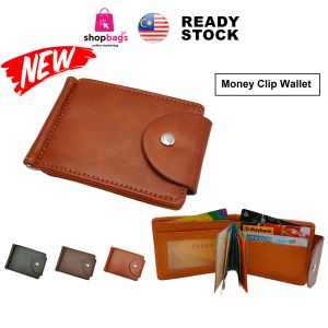 KASHVAU Slim Money Clip Wallet for Men PU Leather Compact Card Holder Pocket Friendly WT13