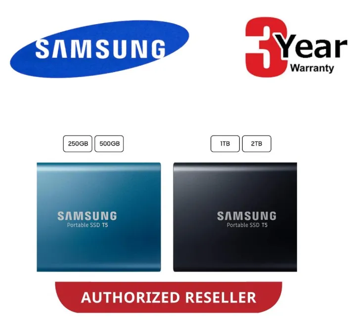 SAMSUNG SSD External USB3.1 TYPE-C T5 250GB 500GB 1TB MU-PA250B MU-PA500B MU-PA1T0B External Hard Drive Portable SSD