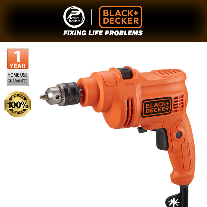 BLACK DECKER TP555 550W 10mm VSR Hammer Drill Lazada