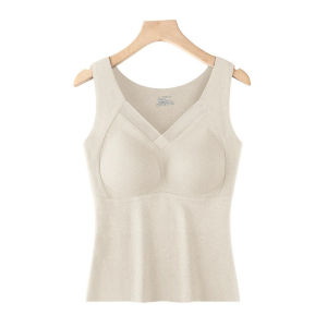 Silk Cashmere Thermal Vest Comfortable Warmth Retaining Undershirt