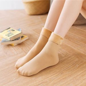 Ankle Snow Socks Thicken Winter Women Thermal Wool Cashmere Camping Skiing Sock Seamless Floor Sock