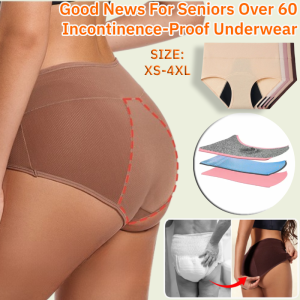 Incontinence-Proof Underwear Washable Adult Incontinence Pants Leak Proof Bed Wetting Care Pants