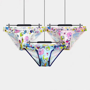 CMENIN PUMP 3 ชิ้นใหม่ผ้าฝ้ายชุดชั้นในชายสั้นด่วนแห้งลื่นกางเกงในชายกางเกงผู้ชายกางเกงเสื้อผ้า MP296