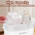 Mafababe 5 in 1 Sterilizer for Baby Feeding Bottle with Dryer Portable Bottle Sterilizer for Baby Heater Sterilizer Automatic Temperature Steamer Sterilizer. 