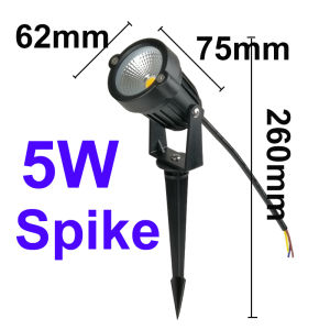 Bán chạy chiếu sáng ngoài trời đèn rọi vườn đứng dẫn cỏ Spotlight 3W 5 W ngoài trời Ánh Sáng IP65 đèn vườn chống nước AC220V DC12V COB LED Đèn thảm cỏ bên ngoài tường quang cảnh đèn