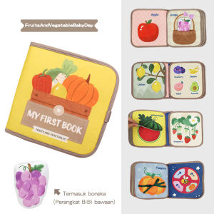 Baby Shine DIY Busy Board Quiet Book Kain Flanel Mainan Edukasi Anak Montessori Kids Activity Book