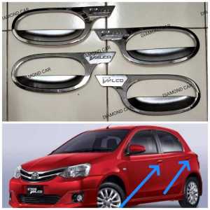 Toyota Etios List Lis Garnis Ring Cover Outer Mangkok Chrome