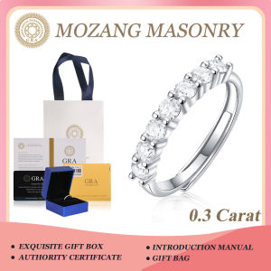 GRA Genuine 925 silver Moissanite Promise Ring 1 Carat Sterling Silver Couple Wedding Engagement Ring