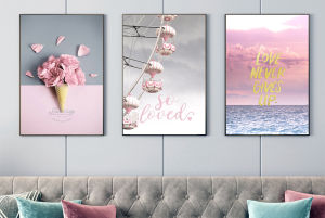 Bộ 3 Tranh canvas Hiện Đại - Tranh Treo Tường