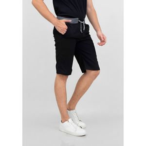 Celana Pendek Pria Dewasa Rib Pinggang Karet Bahan Katun twill Strect Melar