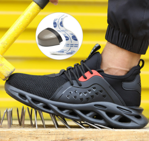 Brand GenGeGo (3 Days Delivery)COD Sepatu Keamanan Toe Toe Kerja Bernapas Pria Sepatu Keamanan Di luar Anti-slip Steel Punktur Bukti Konstruksi Sepatu Keselamatan Sepatu Jogging Laber Sneakers Tidak Dihancurkan Keselamatan Sepatu Perlindungan bagi Pria da