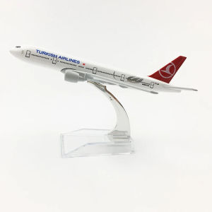 2025FREE SHIPPING TURKISH AIRLINES AEROPLANE MODEL BOEING 777 AIRPLANE 16CM METAL ALLOY DIECAST 1:400 AIRPLANE MODEL TOYS CHILDREN