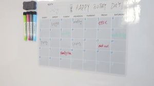【high quality 】A3 Erasable Month Planner Magnetic Calendar Refrigerator Magnet Message Board