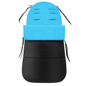 Trọng lượng nhẹ màu đen Xe đẩy footmuff Windproof Xe đẩy Túi ngủ thuận tiện và phong cách hoàn hảo cho tất cả các kích cỡ xe đẩy