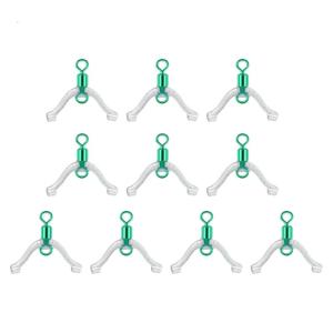 10/20pcs subline Splitter chống vướng víu dây câu bifurcation xoay cho móc đôi 8 hình nhẫn Contactor