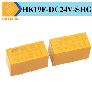 HK19F-DC24V-SHG Relay 24VDC 1A SPDT 8 Chân