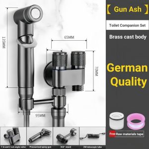 【Ready Stock】Handheld Bidet Sprayer Set Spray Gun Bathroom Self-Cleaning Handheld Shower Head Bathroom Sprayer