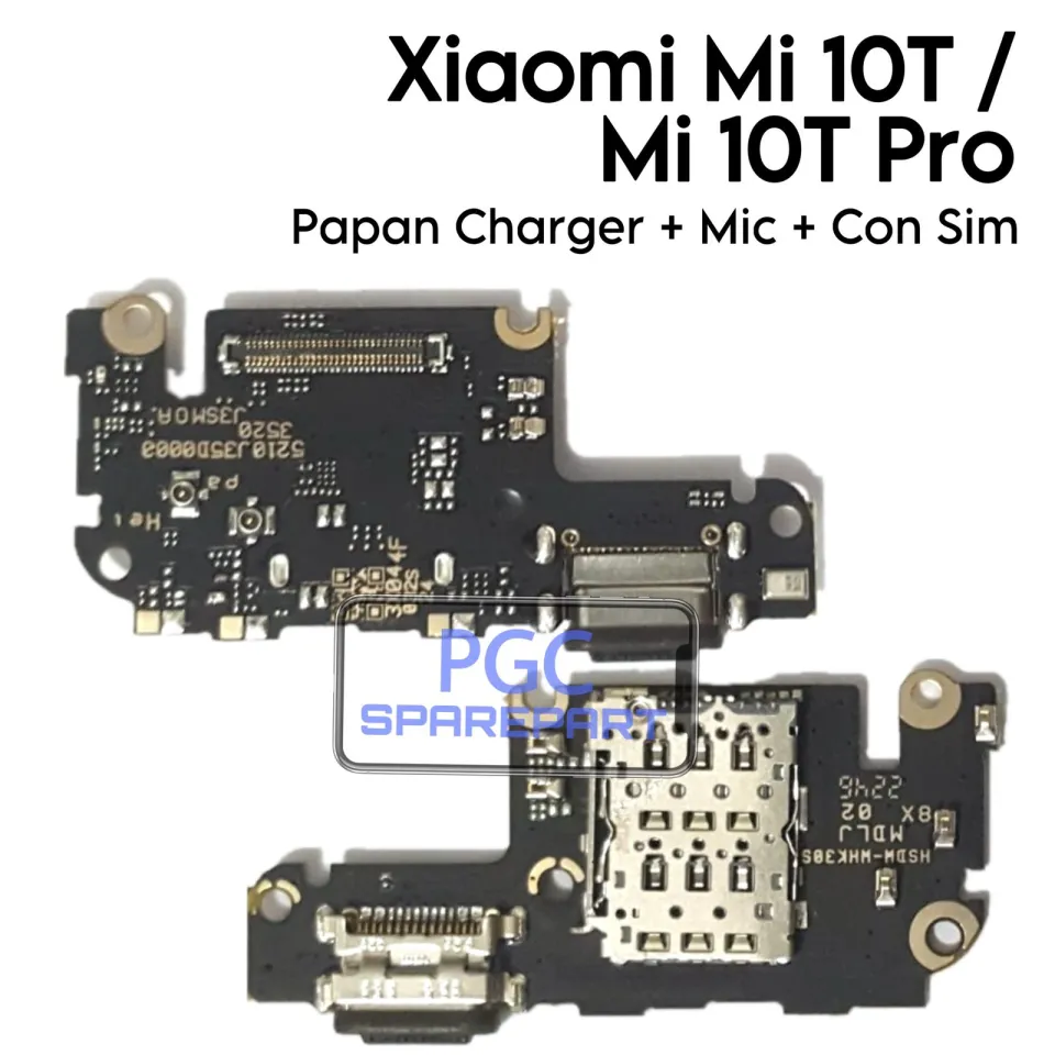 Papan Konektor PCB Charger Mic Conektor Sim Xiaomi Mi 10T Mi 10 T Pro  M2007J3SY M2007J3SG M2007J3SP M2007J3SI M2007J17C Flexible